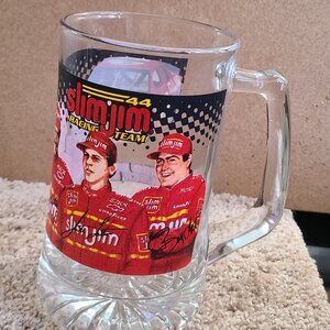 1999 Nascar Busch Series SLIM JIM Racing Team #44 Beer Glass Terry Bobby Labonte